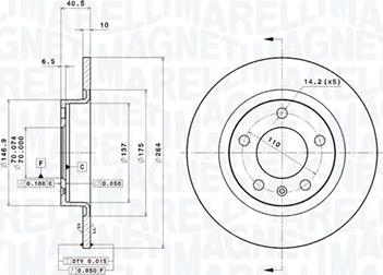 Magneti Marelli 360406056001 - Disque de frein cwaw.fr