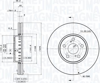 Magneti Marelli 360406058401 - Disque de frein cwaw.fr