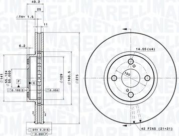 Magneti Marelli 360406057601 - Disque de frein cwaw.fr