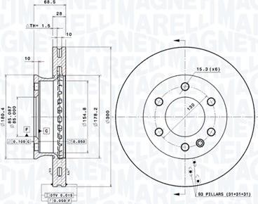 Magneti Marelli 360406057101 - Disque de frein cwaw.fr