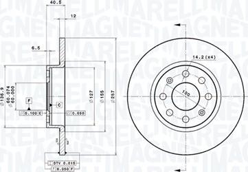 Magneti Marelli 360406064701 - Disque de frein cwaw.fr