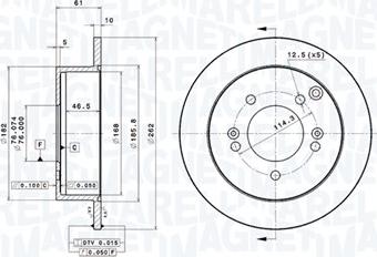 Magneti Marelli 360406065401 - Disque de frein cwaw.fr