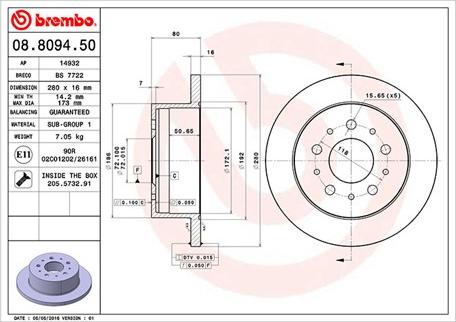 Magneti Marelli 360406065100 - Disque de frein cwaw.fr