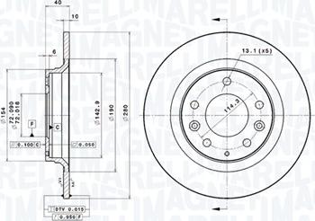 Magneti Marelli 360406060401 - Disque de frein cwaw.fr