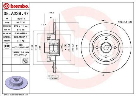 Magneti Marelli 360406061000 - Disque de frein cwaw.fr