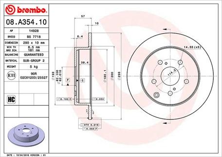 Magneti Marelli 360406062000 - Disque de frein cwaw.fr