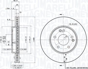 Magneti Marelli 360406006901 - Disque de frein cwaw.fr