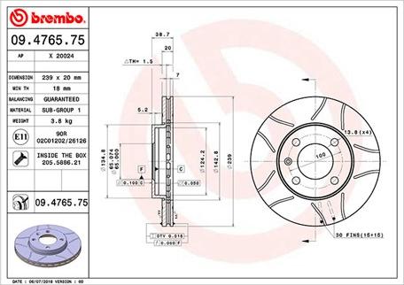 Magneti Marelli 360406000905 - Disque de frein cwaw.fr