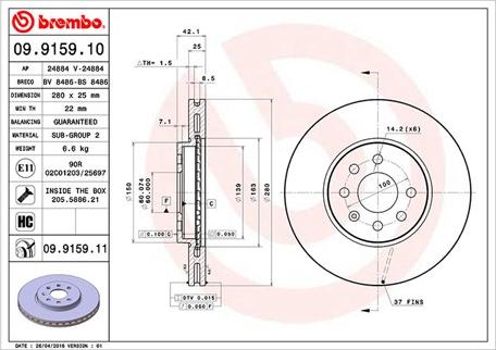 Magneti Marelli 360406008400 - Disque de frein cwaw.fr