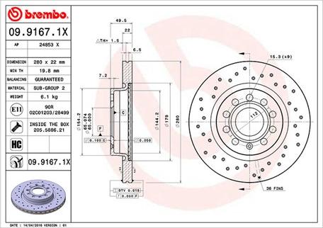 Magneti Marelli 360406002002 - Disque de frein cwaw.fr