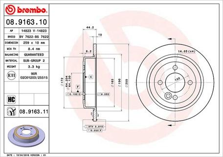 Magneti Marelli 360406002800 - Disque de frein cwaw.fr