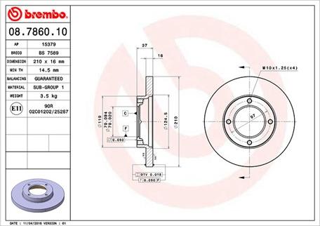 Magneti Marelli 360406019500 - Disque de frein cwaw.fr