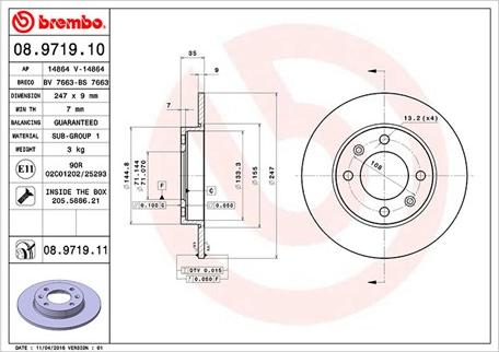 Magneti Marelli 360406019100 - Disque de frein cwaw.fr