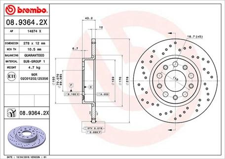 Magneti Marelli 360406011402 - Disque de frein cwaw.fr