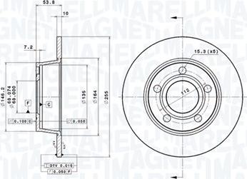 Magneti Marelli 360406013301 - Disque de frein cwaw.fr