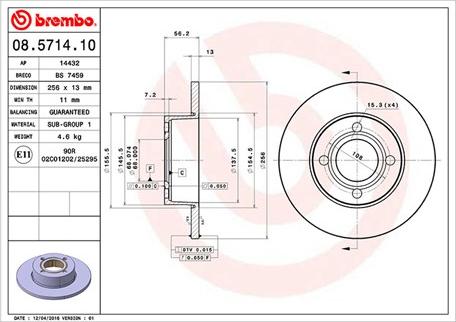 Magneti Marelli 360406012400 - Disque de frein cwaw.fr