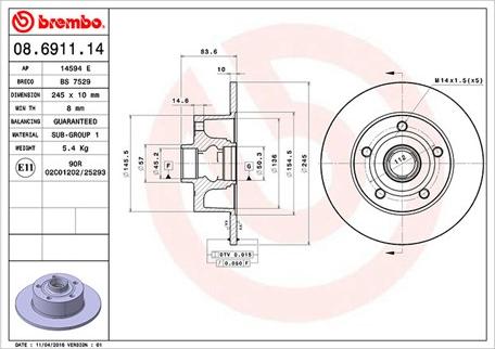 Magneti Marelli 360406012700 - Disque de frein cwaw.fr