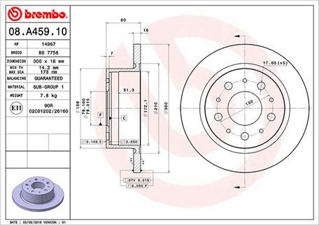 Magneti Marelli 360406089600 - Disque de frein cwaw.fr