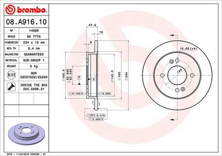 Magneti Marelli 360406080400 - Disque de frein cwaw.fr