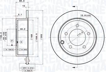 Magneti Marelli 360406080101 - Disque de frein cwaw.fr