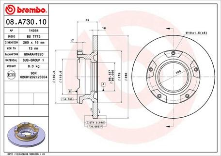 Magneti Marelli 360406080300 - Disque de frein cwaw.fr