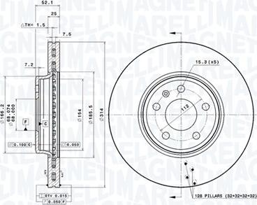 Magneti Marelli 360406081401 - Disque de frein cwaw.fr