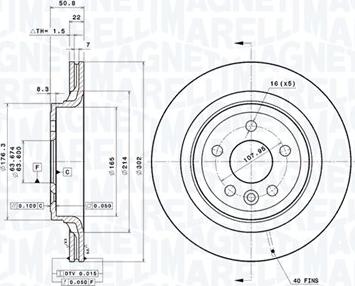 Magneti Marelli 360406081201 - Disque de frein cwaw.fr