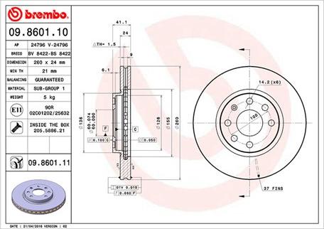 Magneti Marelli 360406039500 - Disque de frein cwaw.fr