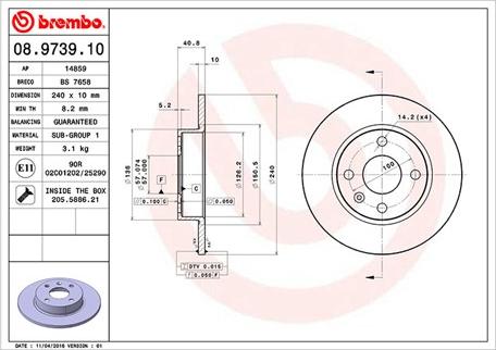 Magneti Marelli 360406039800 - Disque de frein cwaw.fr