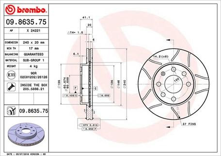 Magneti Marelli 360406039305 - Disque de frein cwaw.fr