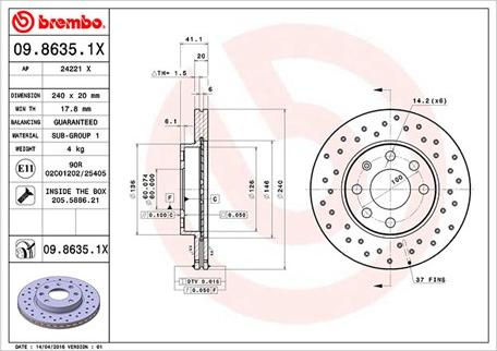 Magneti Marelli 360406039302 - Disque de frein cwaw.fr