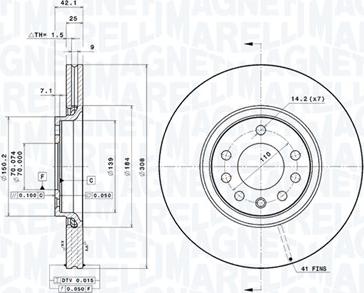 Magneti Marelli 360406039701 - Disque de frein cwaw.fr