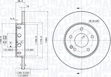 Magneti Marelli 360406031901 - Disque de frein cwaw.fr