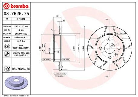 Magneti Marelli 360406038905 - Disque de frein cwaw.fr