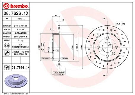 Magneti Marelli 360406038902 - Disque de frein cwaw.fr