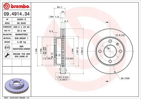 Magneti Marelli 360406024800 - Disque de frein cwaw.fr