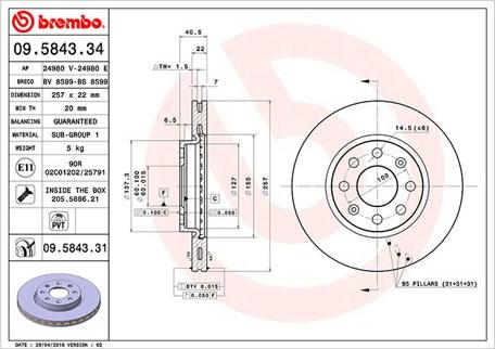 Magneti Marelli 360406024300 - Disque de frein cwaw.fr