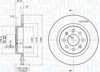 Magneti Marelli 360406024201 - Disque de frein cwaw.fr