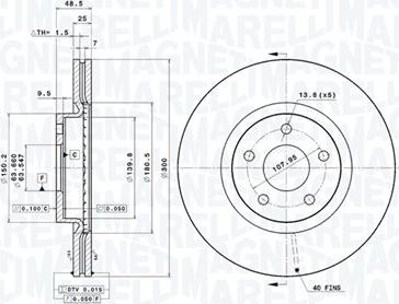 Magneti Marelli 360406026401 - Disque de frein cwaw.fr