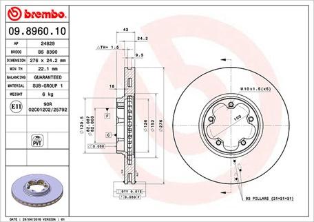 Magneti Marelli 360406026200 - Disque de frein cwaw.fr