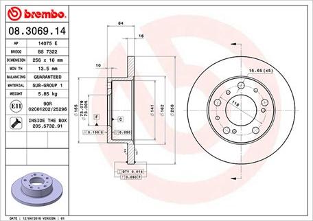 Magneti Marelli 360406020900 - Disque de frein cwaw.fr