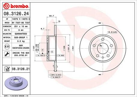 Magneti Marelli 360406021100 - Disque de frein cwaw.fr