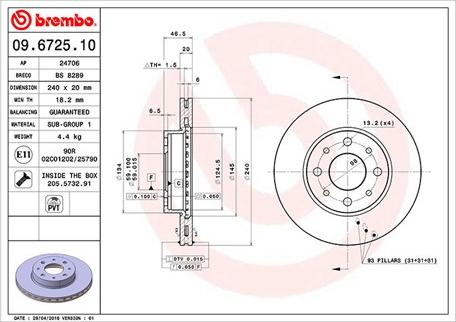 Magneti Marelli 360406023000 - Disque de frein cwaw.fr