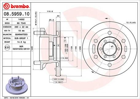 Magneti Marelli 360406022800 - Disque de frein cwaw.fr