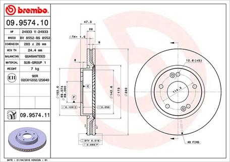 Magneti Marelli 360406027100 - Disque de frein cwaw.fr