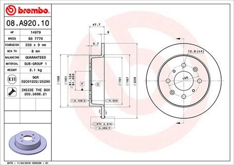 Magneti Marelli 360406079400 - Disque de frein cwaw.fr