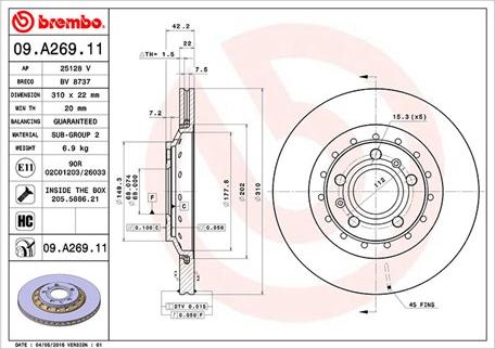 Magneti Marelli 360406070401 - Disque de frein cwaw.fr