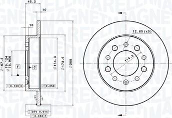 Magneti Marelli 360406078501 - Disque de frein cwaw.fr