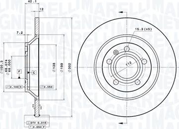 Magneti Marelli 360406078701 - Disque de frein cwaw.fr