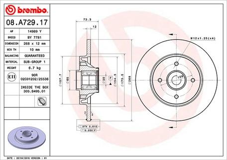 Magneti Marelli 360406105700 - Disque de frein cwaw.fr